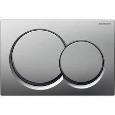 GEBERIT KUMANDA KAPAĞI ALPHA 01 ROUND 2-K MAT KROM 115.035.46.1