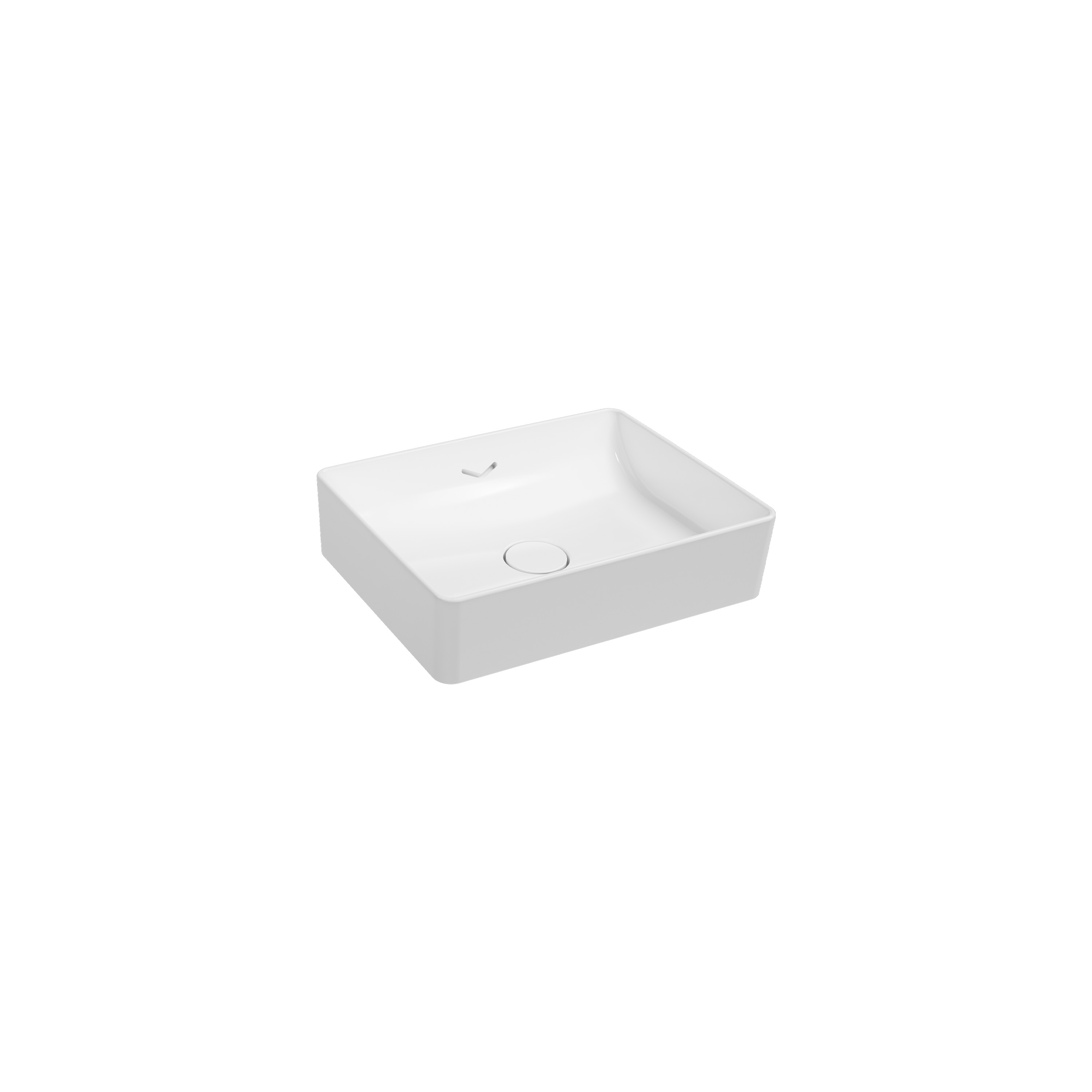ISVEA VEA 50 CM TEZGAH ÜSTÜ LAVABO 10VA55050 PARLAK BEYAZ