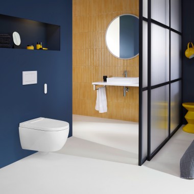 GEBERIT AQUACLEAN ALBA AKILLI KLOZET  ( Klozet kapağı dahildir )