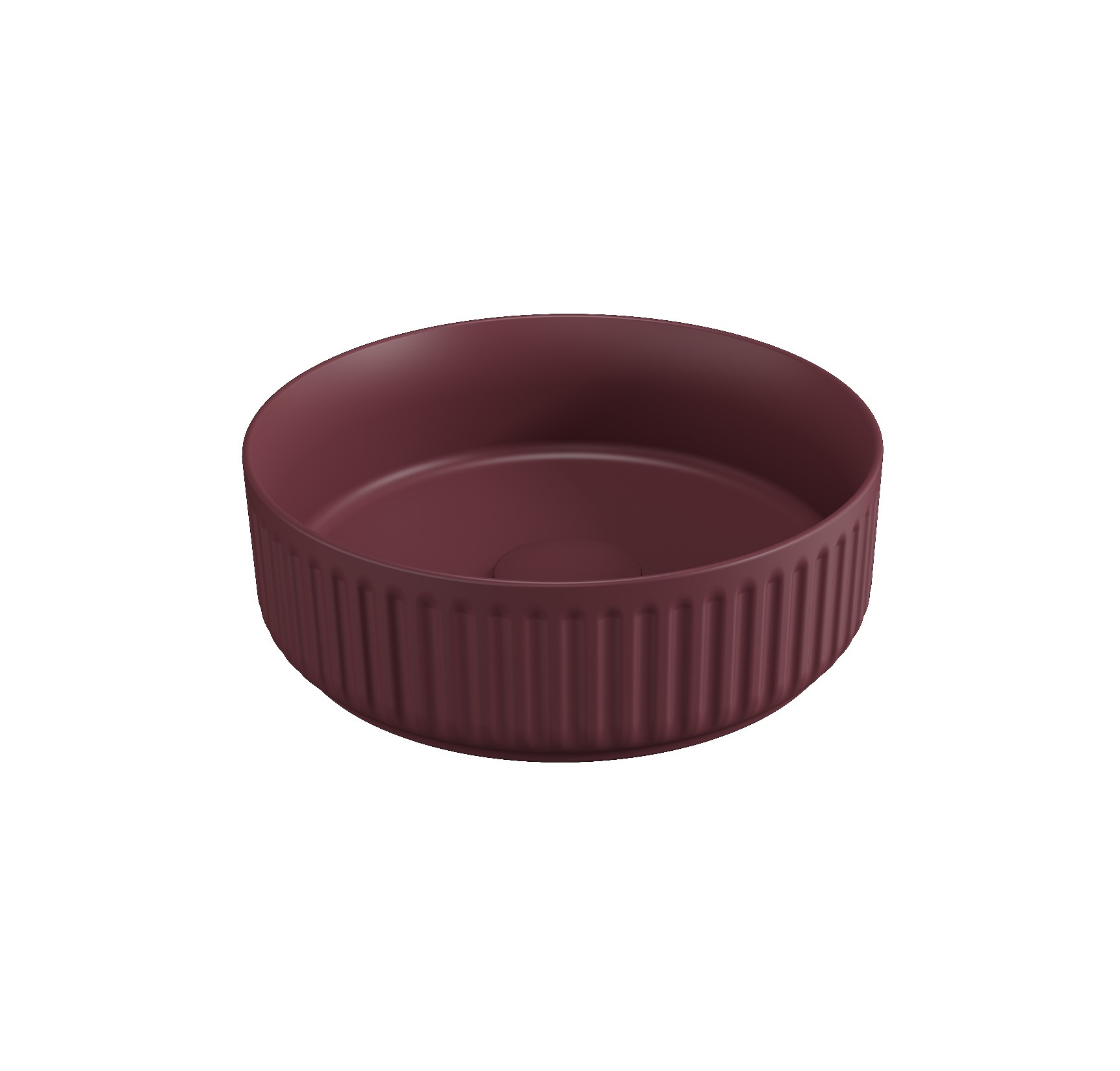 ISVEA ION 10NF66036-2R TEZGAH ÜSTÜ ÇANAK LAVABO RUSTİK BORDO