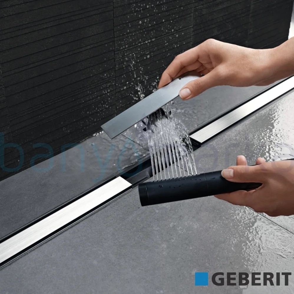 GEBERIT CLEANLINE 20 DUŞ KANALI ÜST KAPAK PASLANMAZ ÇELİK  30-90 CM 154.450.KS.1