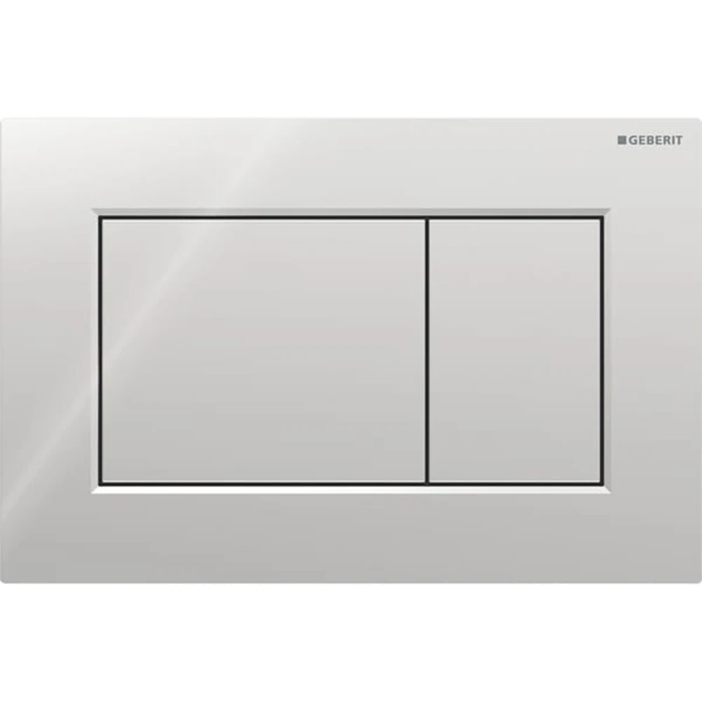 Geberit Kumanda Kapağı Sigma 01 Square - Çift Basmalı Parlak Krom   115.660.21.1