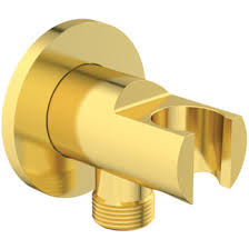 Ideal Standard Idealrain Ankastre El Duşu Çıkışı Fırçalanmış Altın Yuvarlak-Askılı BC807A2