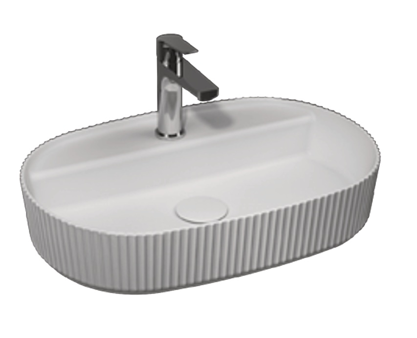 ISVEA SINTESI Tezgah Üstü Lavabo, Mat Beyaz 60 cm
