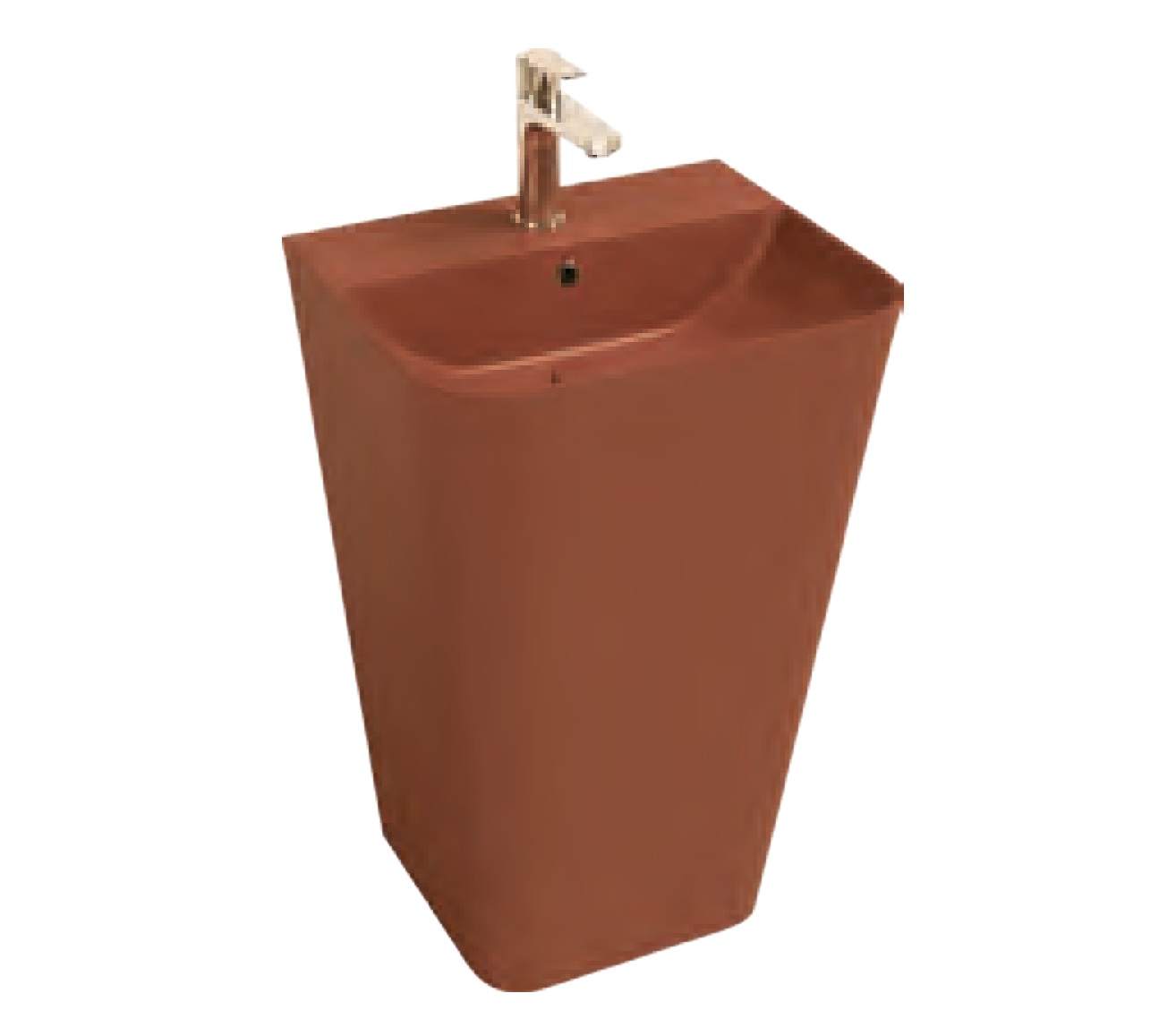 ISVEA SOTT AQUA MONOBLOK YERDEN LAVABO 50CM 10SQ37001-2V