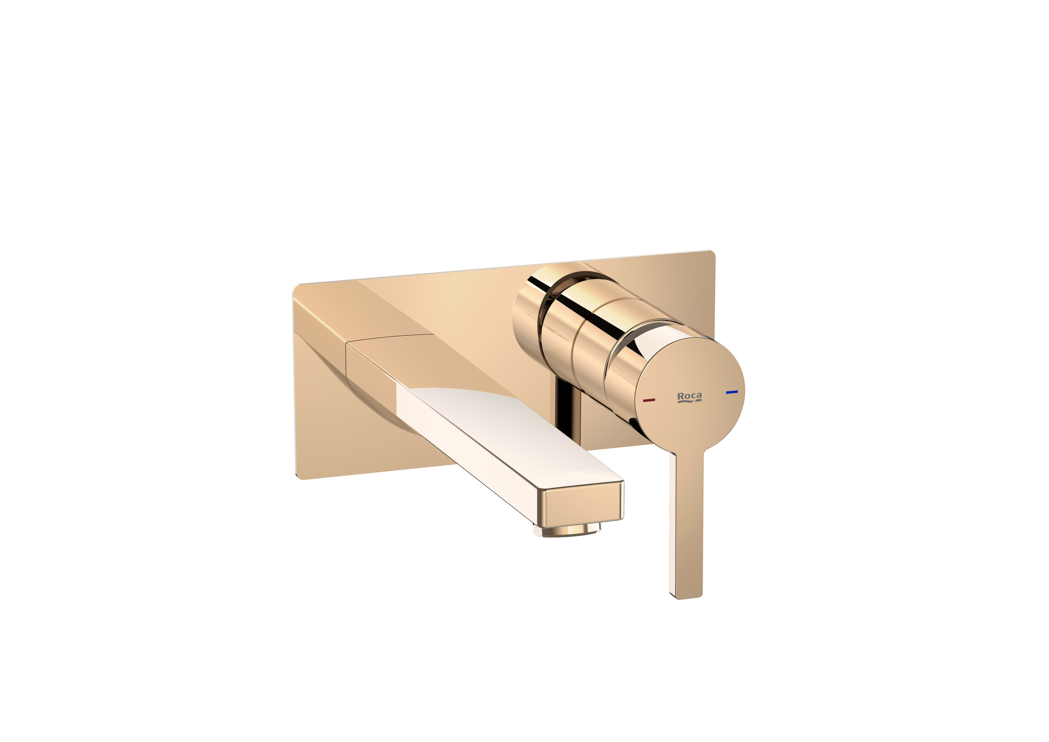 ROCA Naia Ankastre Lavabo Bataryası PVD Everlux Rose Gold İç set dahil A5A3596RG0 - A5252206RG