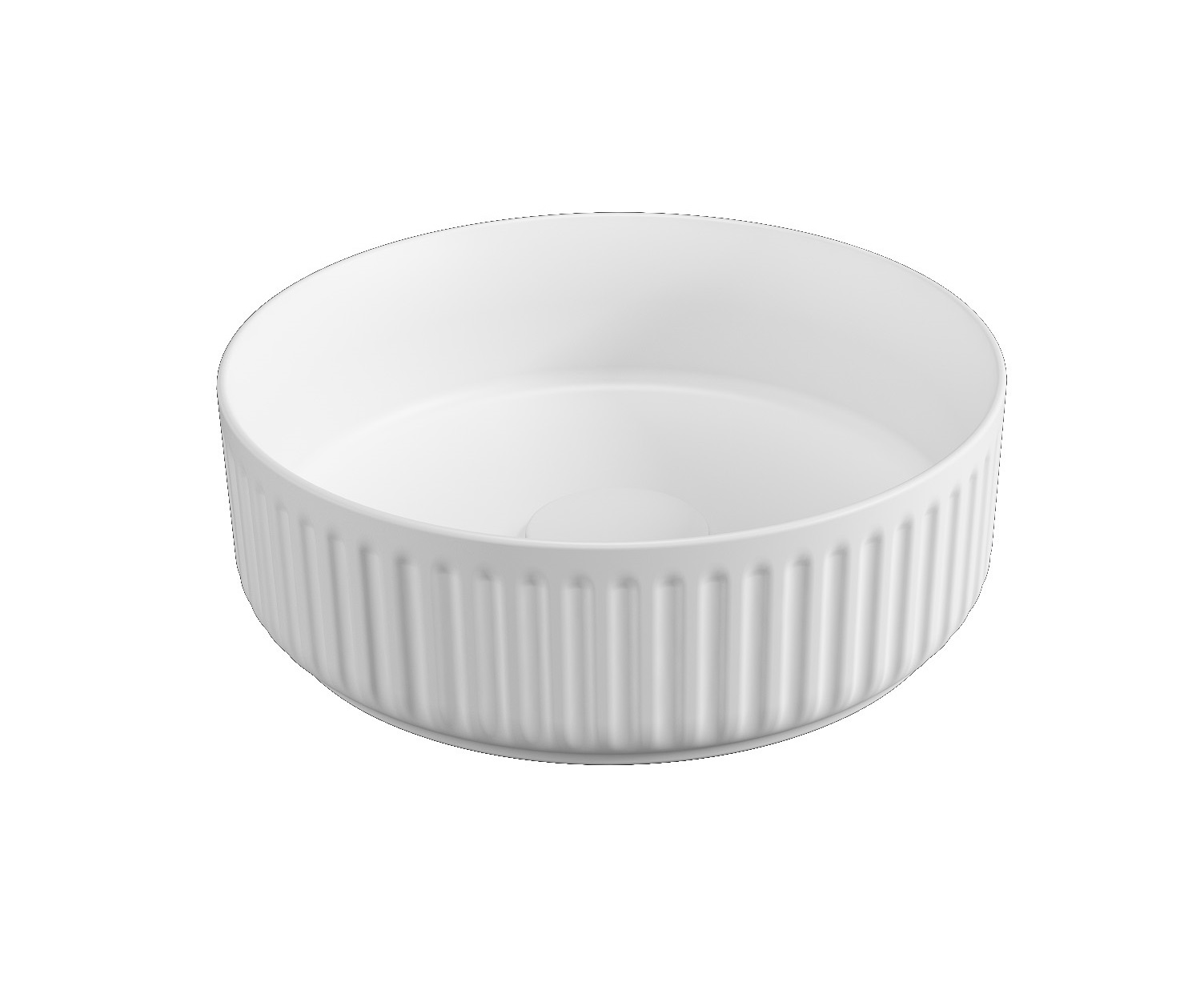 ISVEA ION 10NF66036-2L TEZGAH ÜSTÜ ÇANAK LAVABO MAT BEYAZ