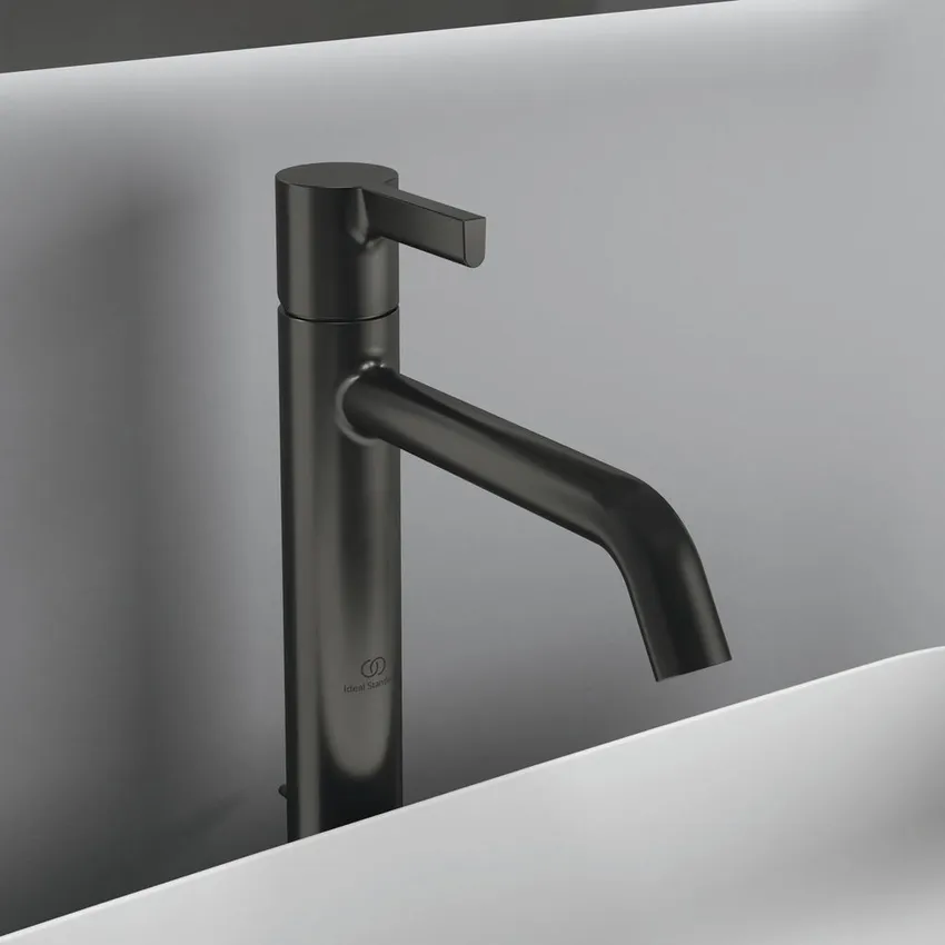 Ideal Standard Joy Yüksek Lavabo Bataryası Magnetic Grey Sifon Kumandalı BC781A5
