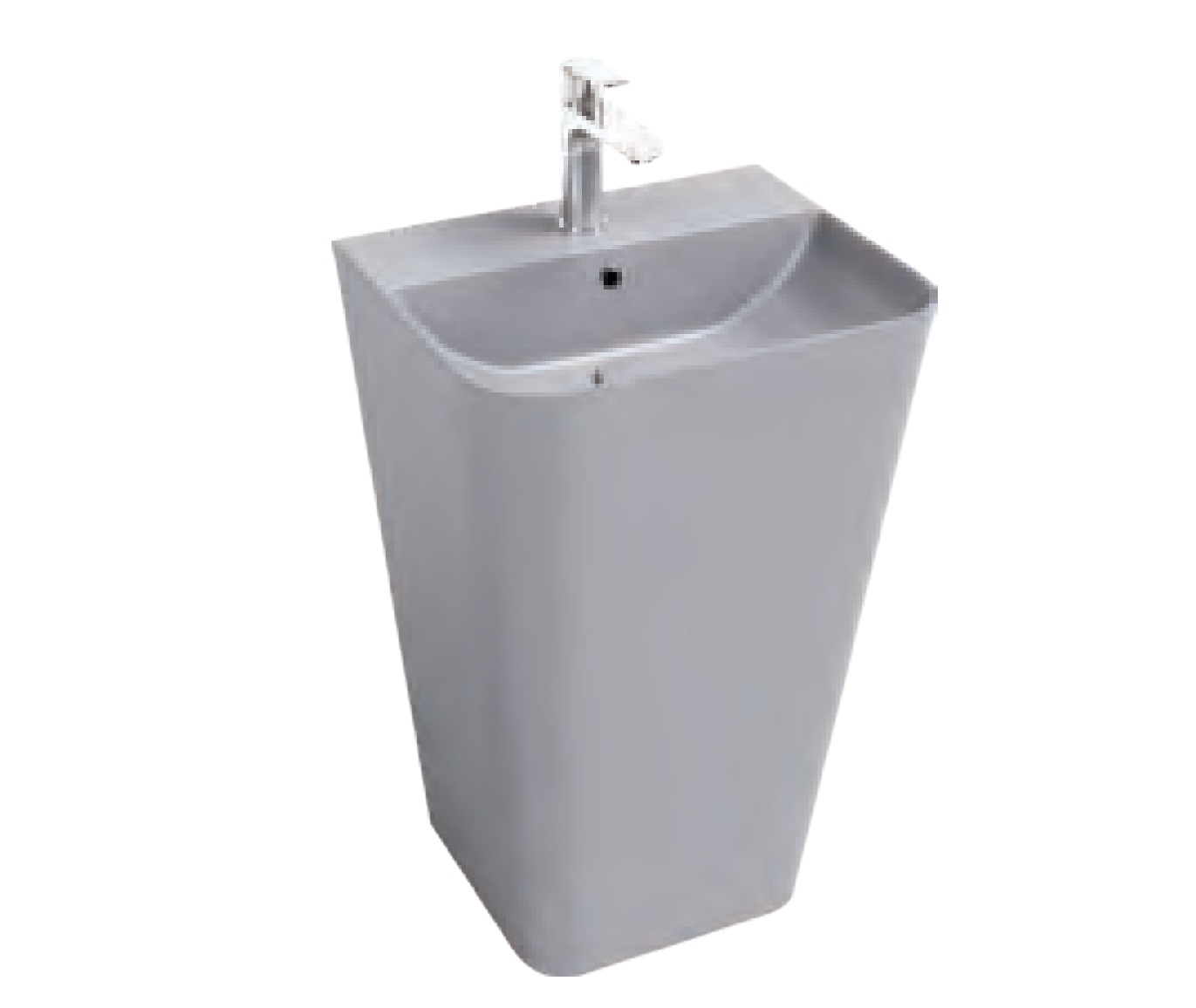 ISVEA SOTT AQUA MONOBLOK YERDEN LAVABO 50CM 10SQ37001 2U