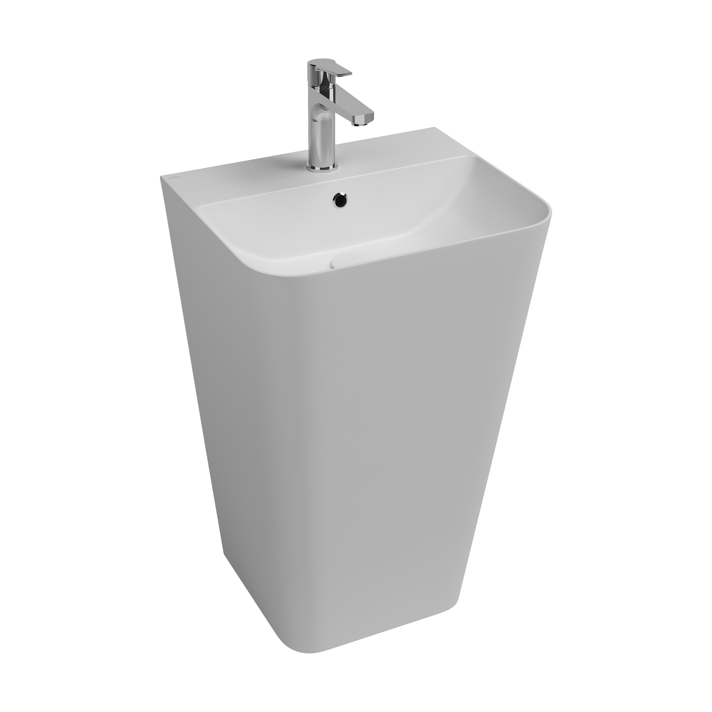 ISVEA SOTT AQUA MONOBLOK YERDEN LAVABO 50CM 10SQ37001-2L