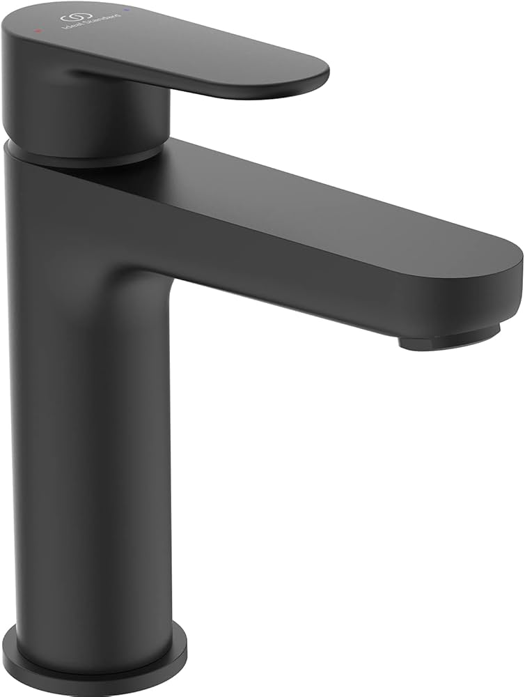 Ideal Standard Cerafine O H120 Lavabo Bataryası Sifon Kumandalı Silk Black