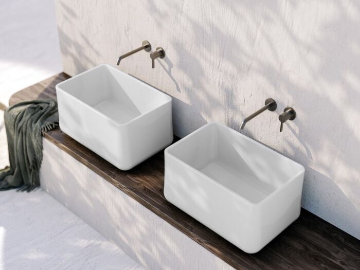 ISVEA ALLEGRO TEZGAH ÜSTÜ MONOBLOK LAVABO 42 CM 10AL66060