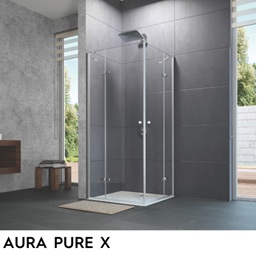 Hüppe Aura Pure X SAK K DUAL T Açılır Kapı Temper Cam Kabin
