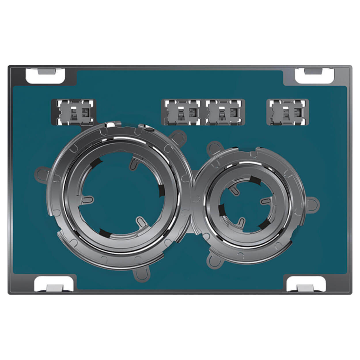 GEBERIT KUMANDA KAPAĞI Sigma 50 Round (Eski Sigma21) KROM-ÖZEL 115.884.00.1