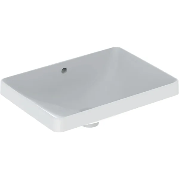 Geberit VariForm tezgah üstü lavabo, dikdörtgen 55 cm 500.738.01.2