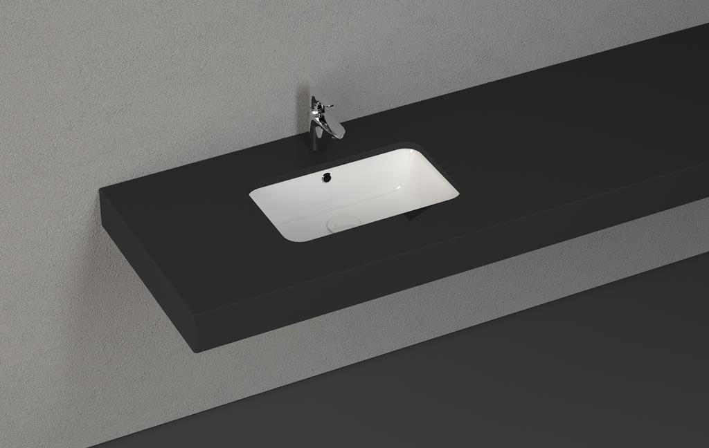 ISVEA SOLUZİONE TEZGAH ALTI KARE LAVABO 53 CM 10SZ77053