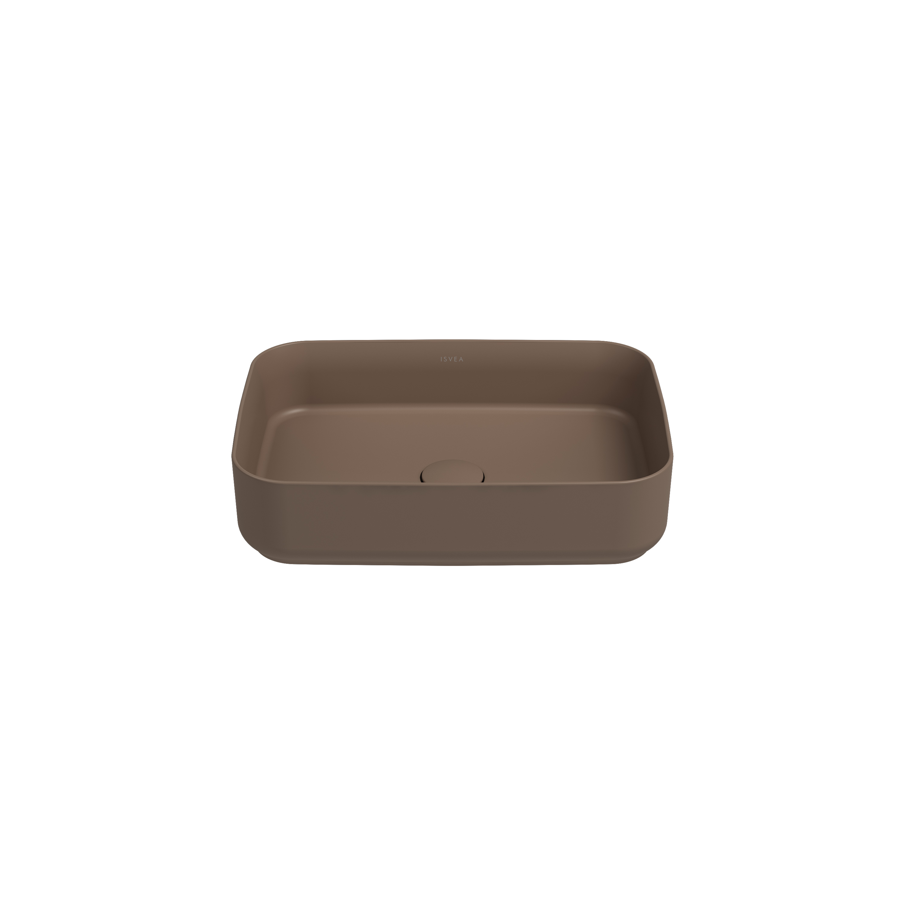ISVEA İNFİNİTY TEZGAH ÜZERİ LAVABO 50 CM VİZON 10NF65050 2H