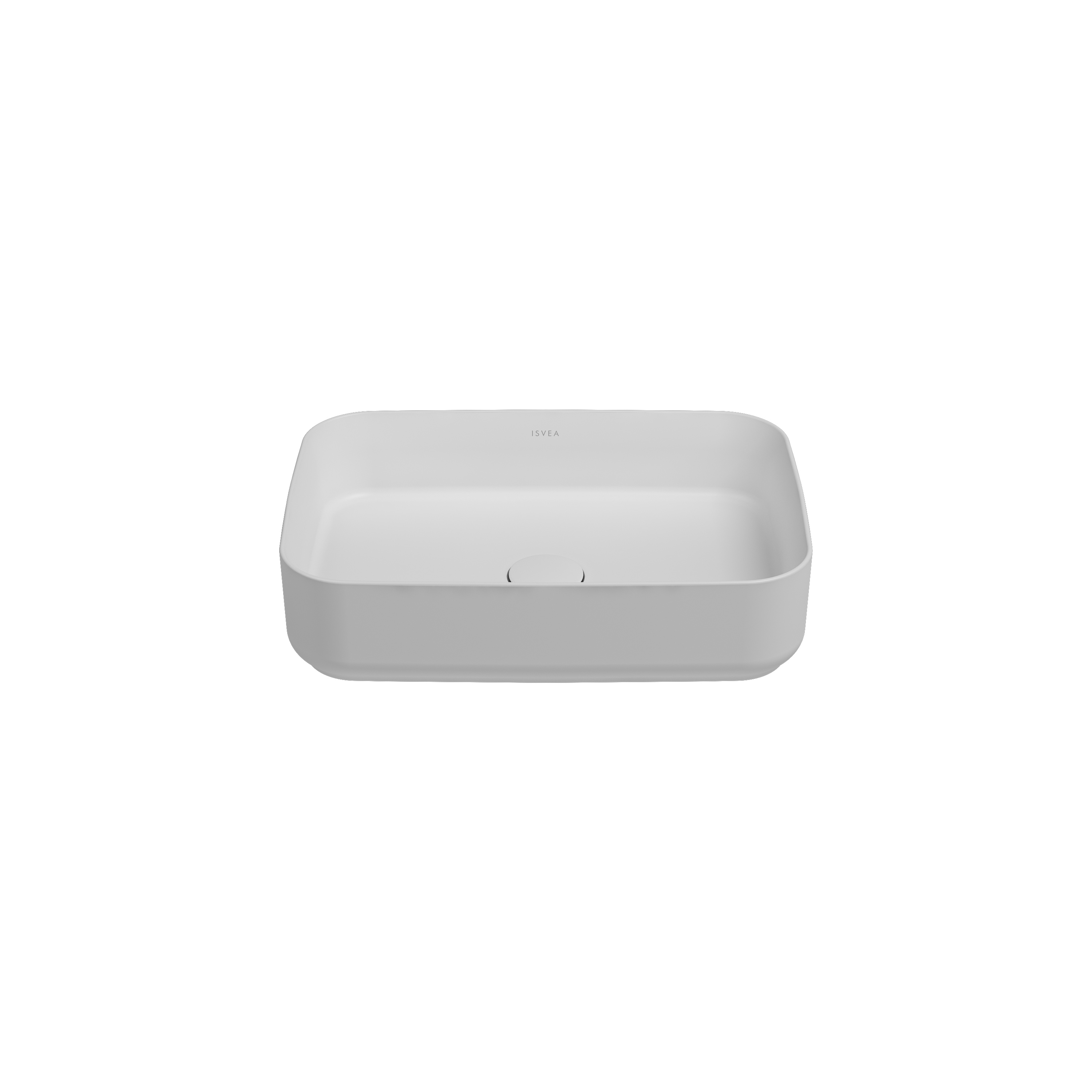 ISVEA İNFİNİTY TEZGAH ÜZERİ LAVABO 50 CM MAT BEYAZ 10NF65050 2L