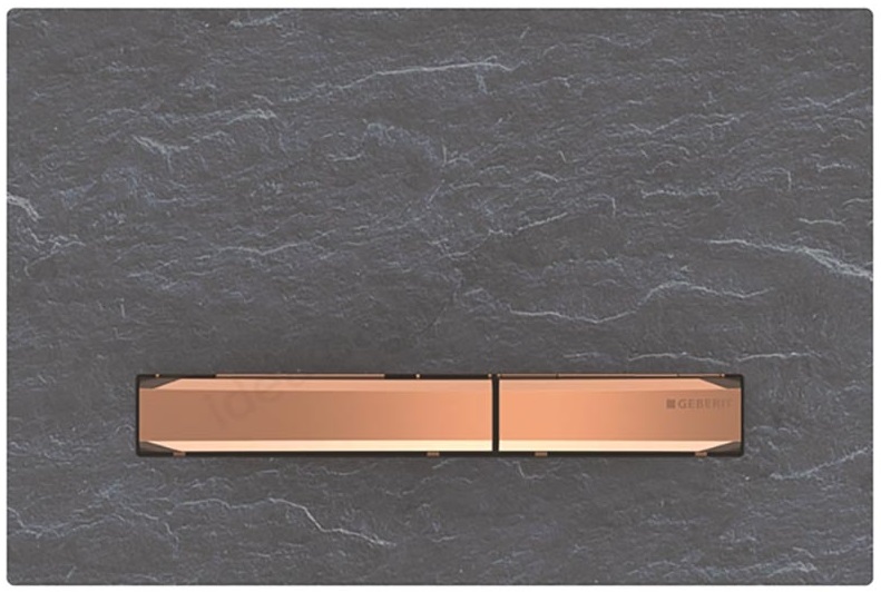 Geberit Sigma50 Square Bronz buton- Arduaz Kaplama 115.670.jm.2