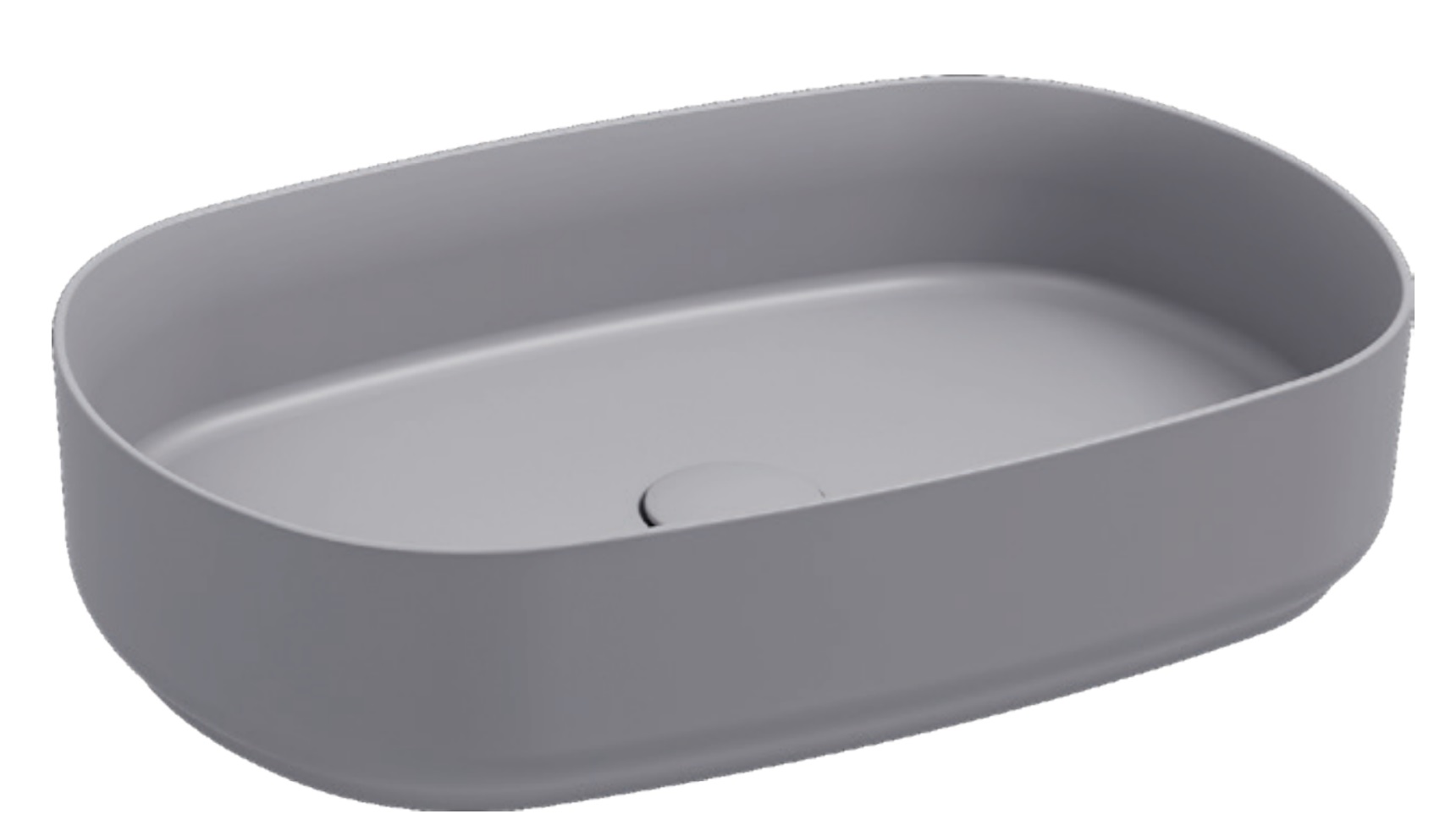 ISVEA İNFİNİTY TEZGAH ÜZERİ LAVABO 55 CM TAŞ GRİ 10NF65055-2V