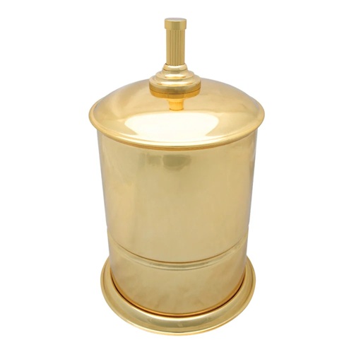Aksy Pirinç  Line Metal Çöp Kovası 5526 Pvd Gold