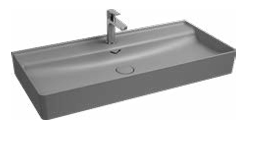 ISVEA VEA 81 CM TEZGAH ÜSTÜ LAVABO 10VA55081-2V TAŞ GRİ