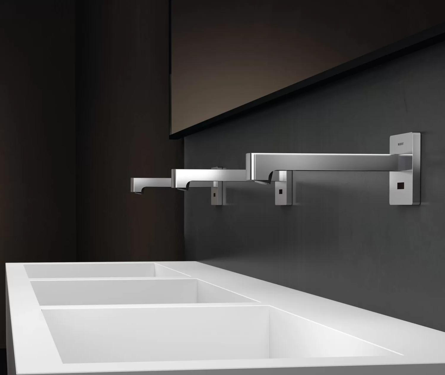 Geberit Brenta Fotoselli Ankastre Batarya - 22 cm - Çift su girişli, Jeneratörlü 116.296.21.1