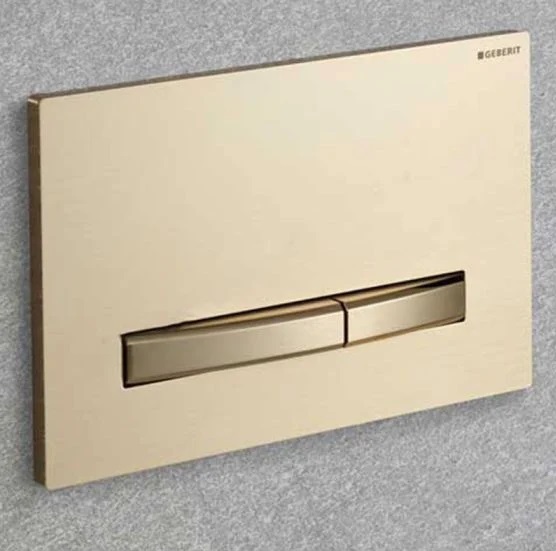 Geberit Kumanda Kapağı Sigma50 Square Çift Basmalı Pirinç 115.672.QF.2