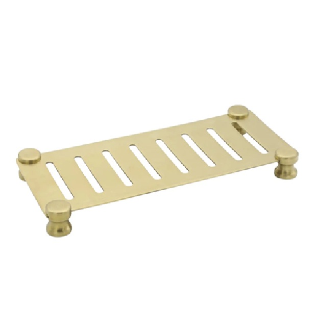 Aksy Pirinç Setüstü Metal Tepsi D-K-B 2027 Pvd Mat Gold