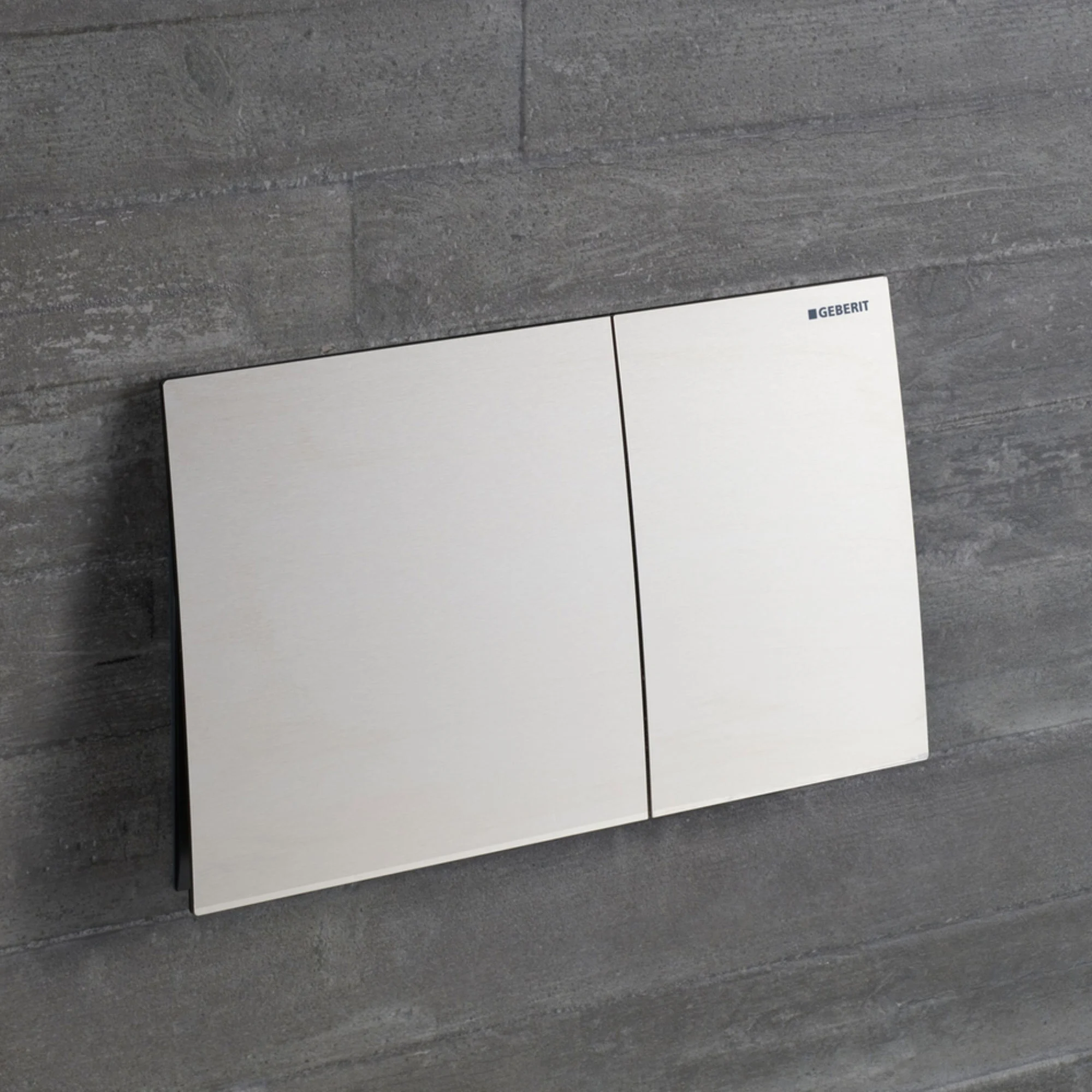 GEBERIT KUMANDA KAPAĞI SİGMA70 ÇİFT BASMALI PASLANMAZ ÇELİK 115.622.FW.1