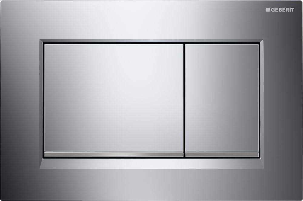 GEBERIT KUMANDA KAPAĞI Sigma10 (Eski Sigma30) Square ÇİFT BAS.PARLAK/MAT/PARLAK 115.883.KH.1