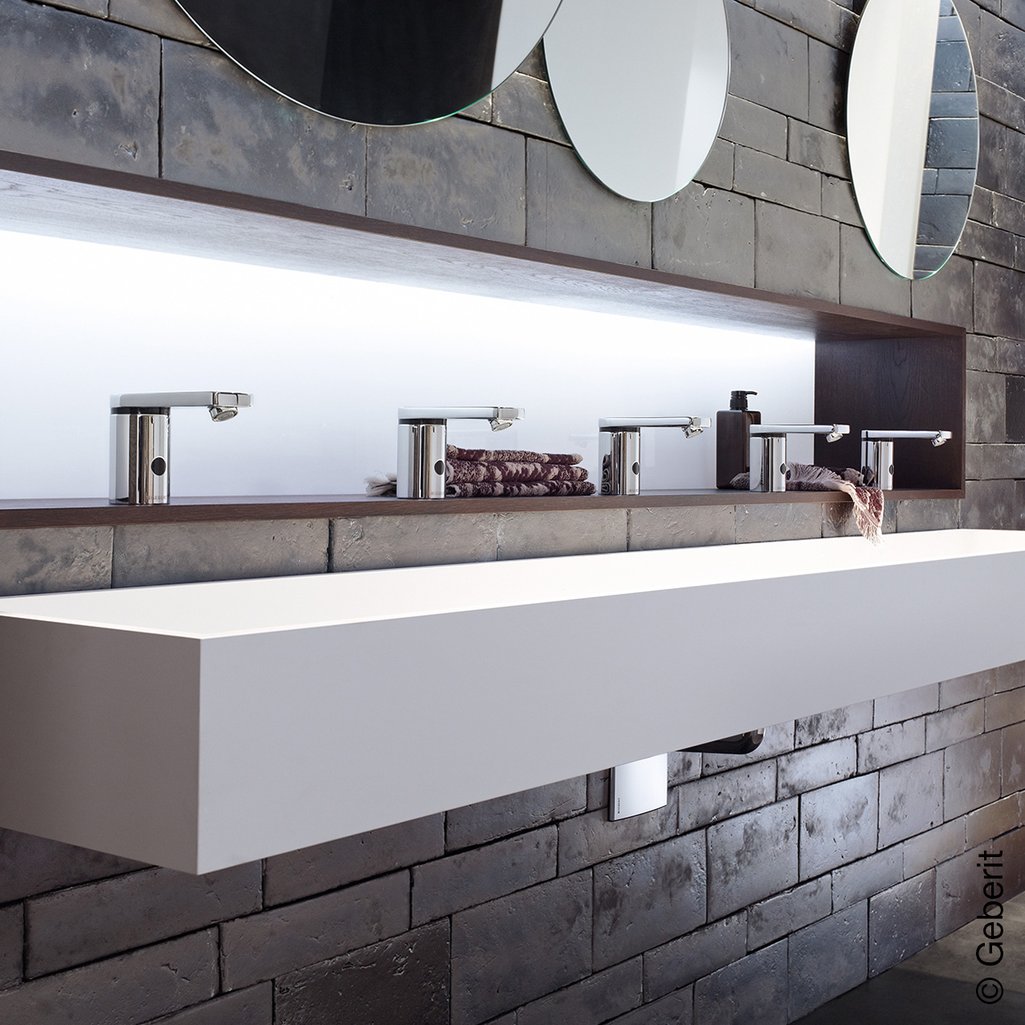 Geberit Type 186 Fotoselli Batarya - Tek su girişli, Pilli * 116.236.21.1