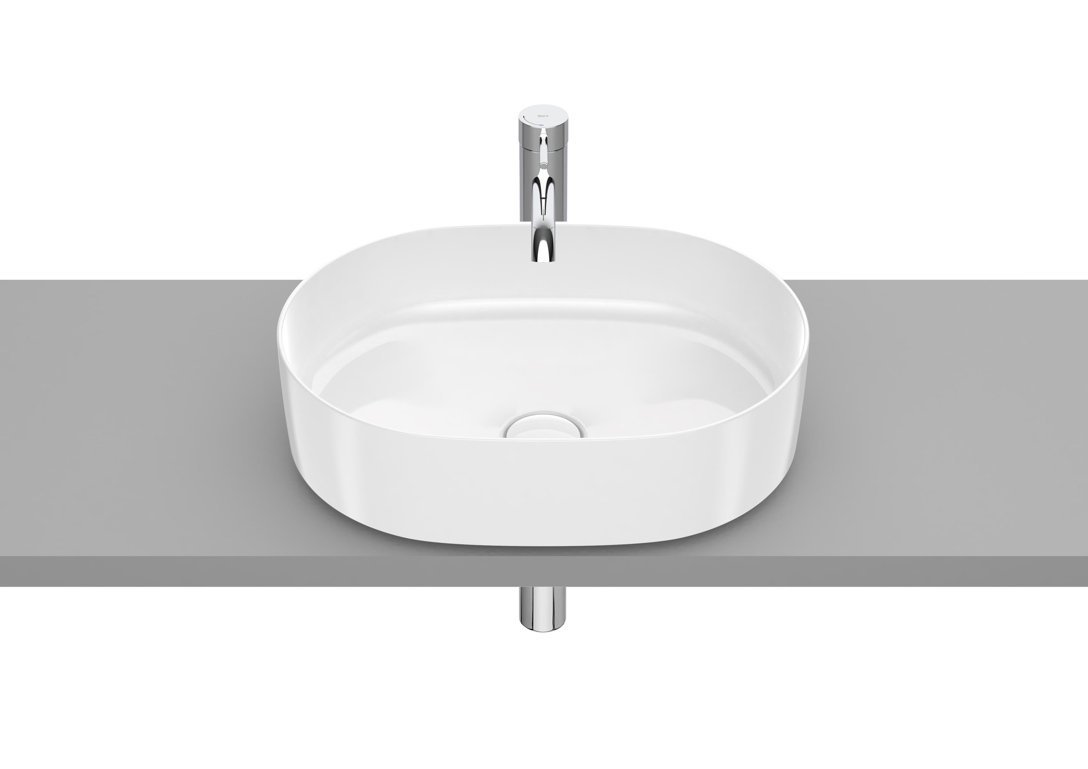 ROCA INSPIRA ROUND - FINECERAMIC® Tezgah Üstü Lavabo