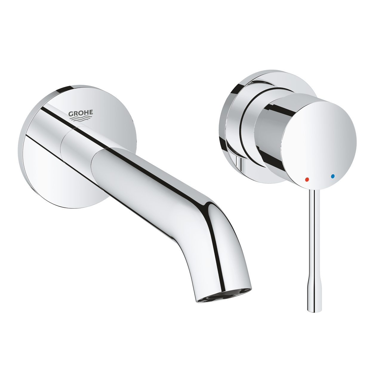 Grohe Essence Lavabo Bataryası 2 Delikli Duvardan Krom 29192001