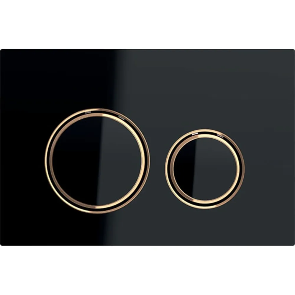 GEBERIT KUMANDA KAPAĞI Sigma50 (Eski Sigma21) Round - BRONZ - SİYAH 115.650.SJ.1