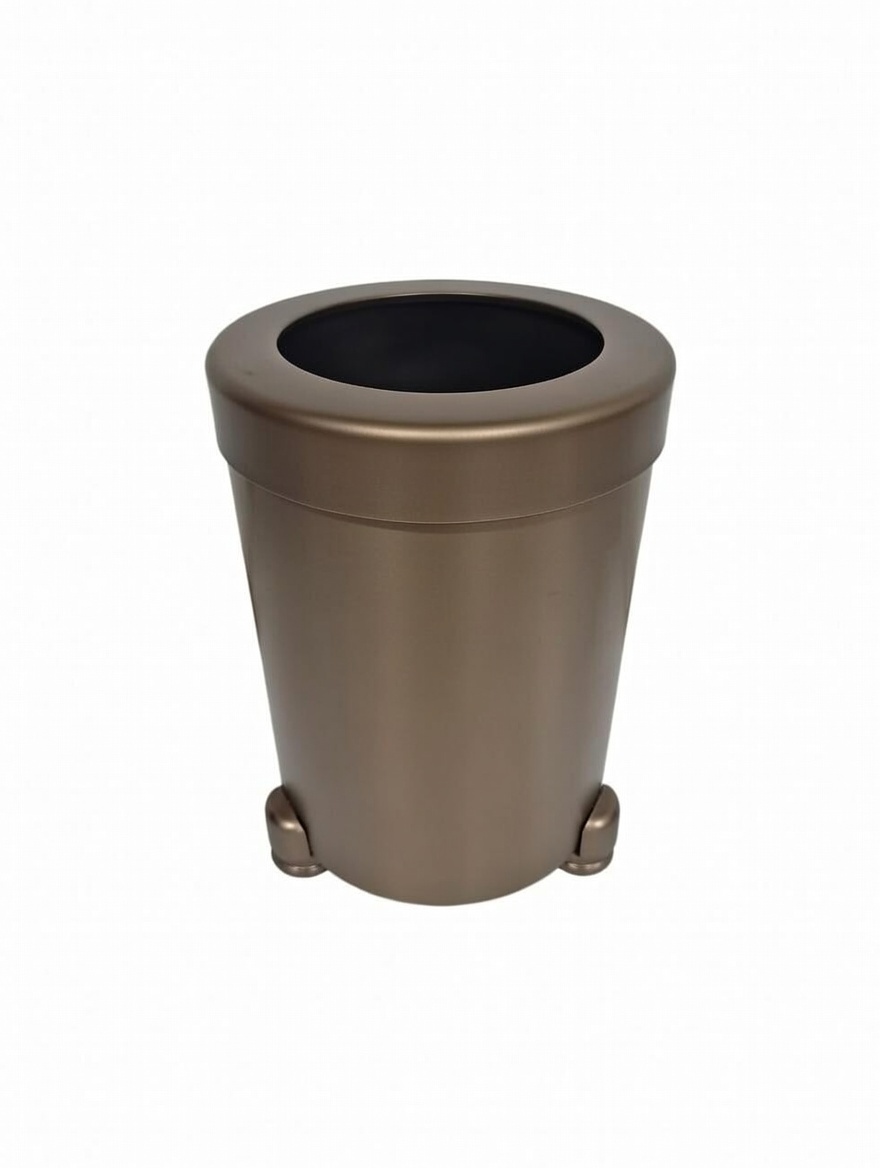 Aksy Pirinç Mini Çöp Kutusu 1026-A Pvd Mat Rose