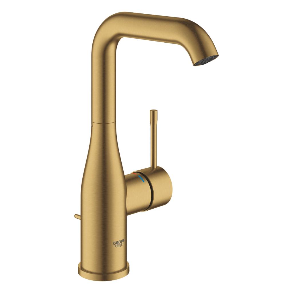 Grohe Essence Tek Kumandalı Lavabo Bataryası 1/2'' L Brushed Cool Sunrise - 24174GN1