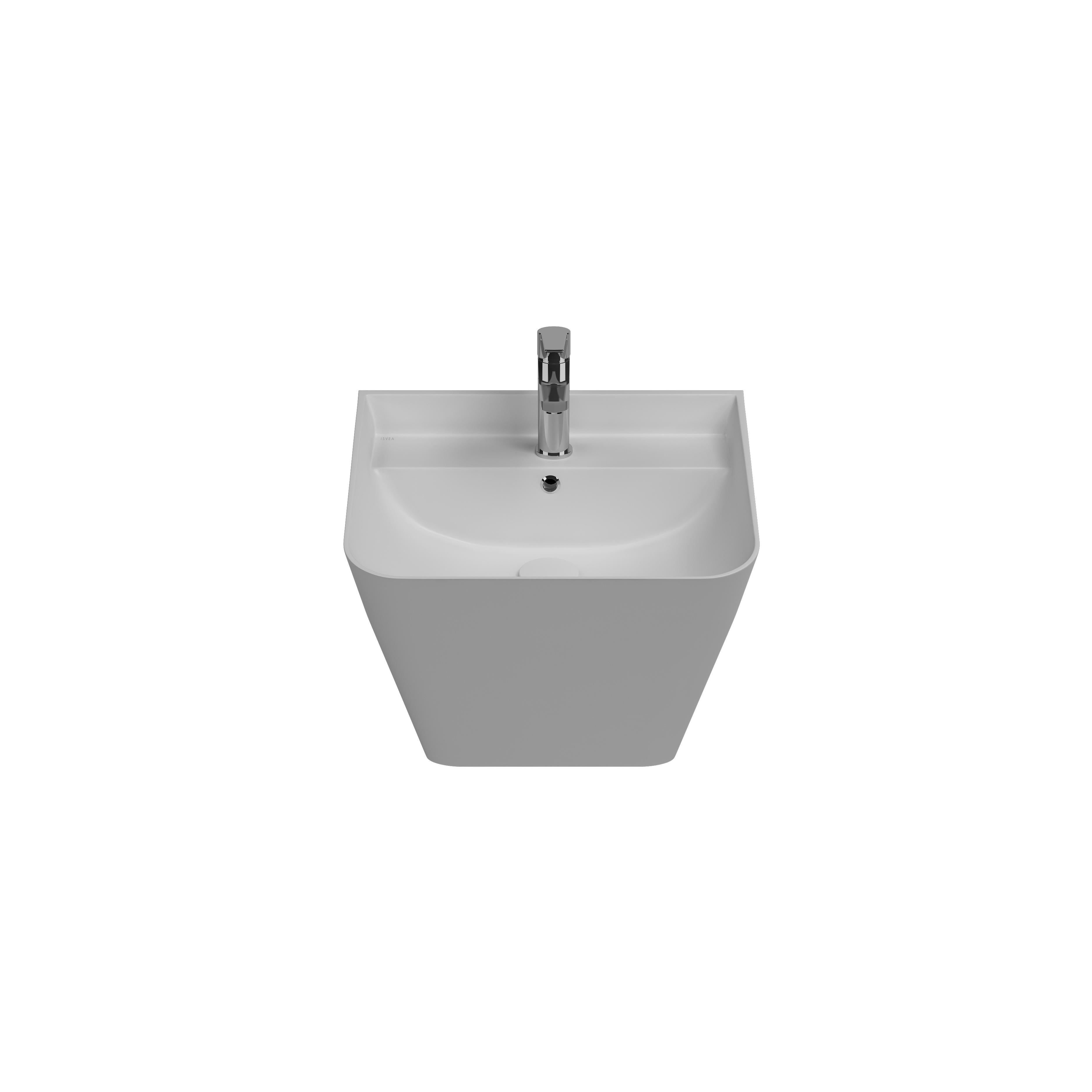 ISVEA SOTT AQUA MONOBLOK ASMA LAVABO 50 CM BEYAZ EXTRA DEKORSUZ 10SQ37002