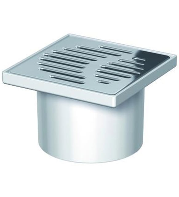 Aco EasyFlow Üst Başlık, 150x150mm Paslanmaz Çelik Izgaralı   2700.77.11