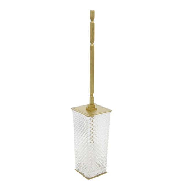 Aksy Pirinç Setüstü Velmara Klozet Fırçası 8132 Pvd Gold