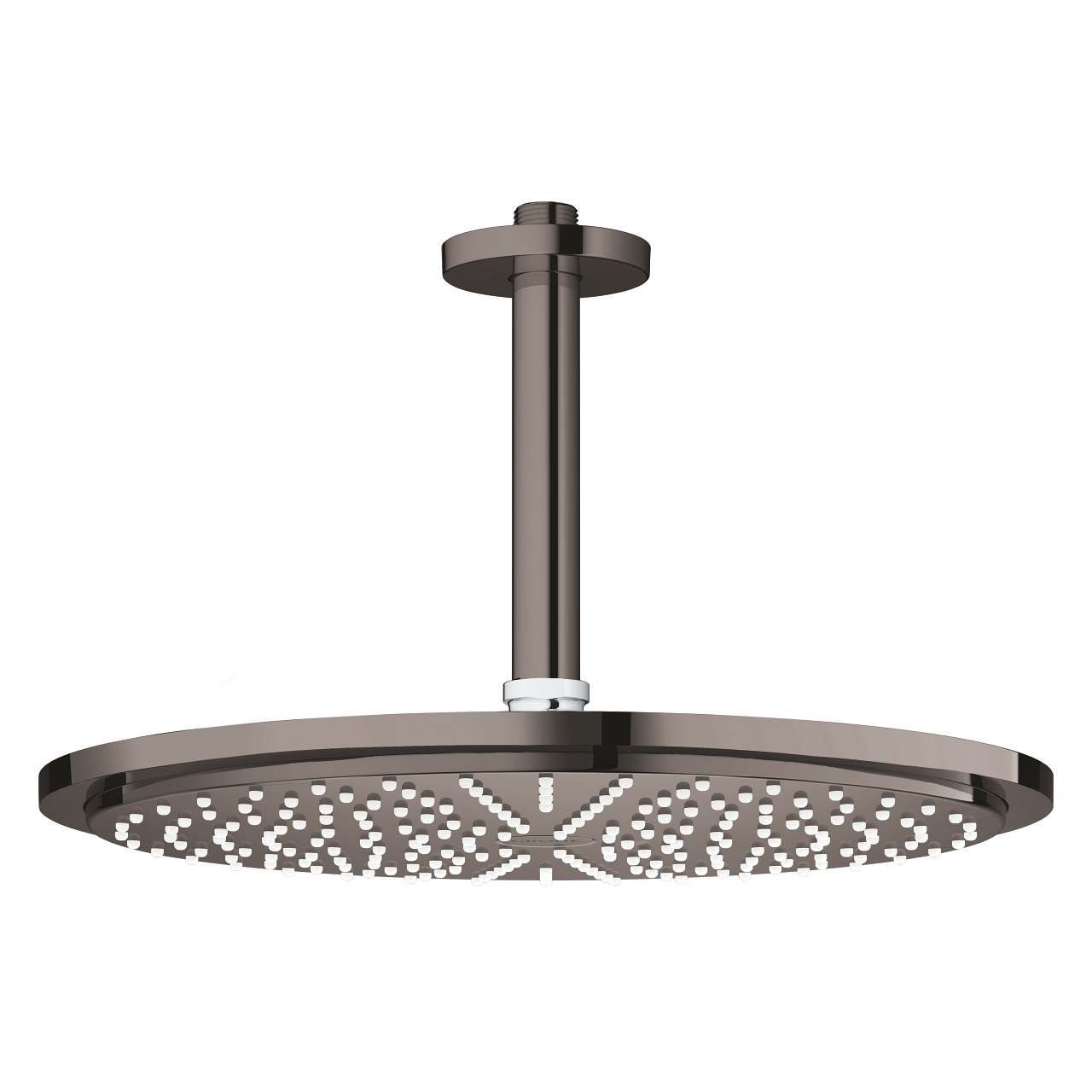 Grohe Tepe Duşu 31 cm + Tav. İniş borusu 14 cm hard graphite  - 26067A00