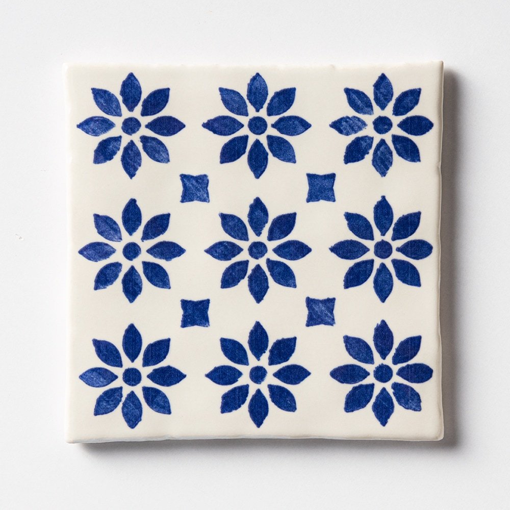 Country 15x15 Chez Blu Calais Handmade El Yapımı Parlak Seramik