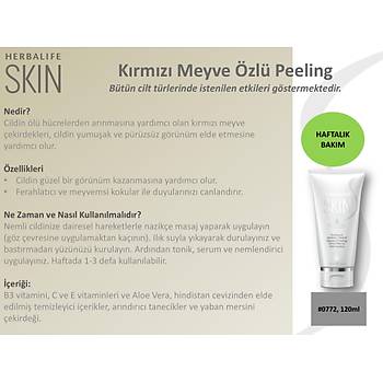 Herbalife SKIN Krmz Meyve zl Peeling