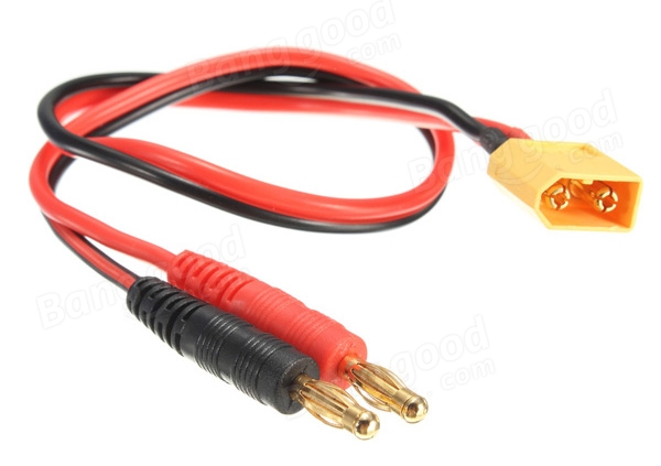 Xt60 Erkek Banana Power Kablo 1 metre
