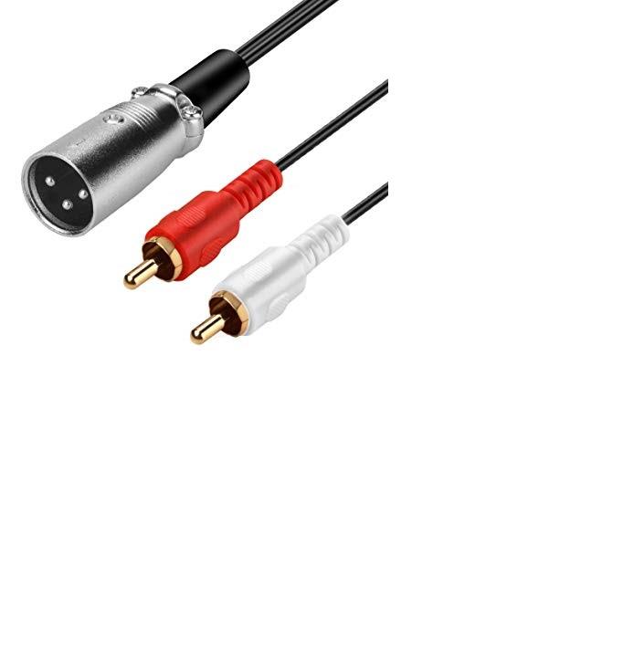 Xlr Erkek -2 Rca Erkek Kablo 3 metre