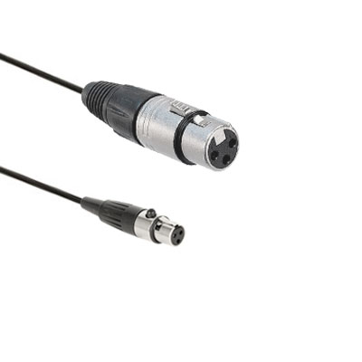 3 Pin Mini Xlr Dişi- Xlr Dişi Kablo 2 metre