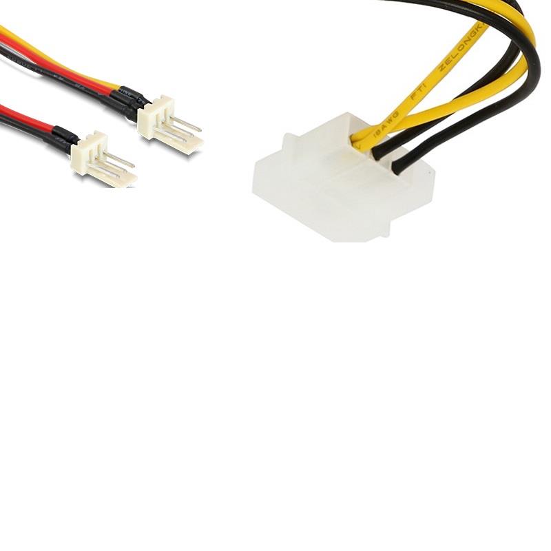 Molex to 4 pin Fan Çoklayıcı 2 li