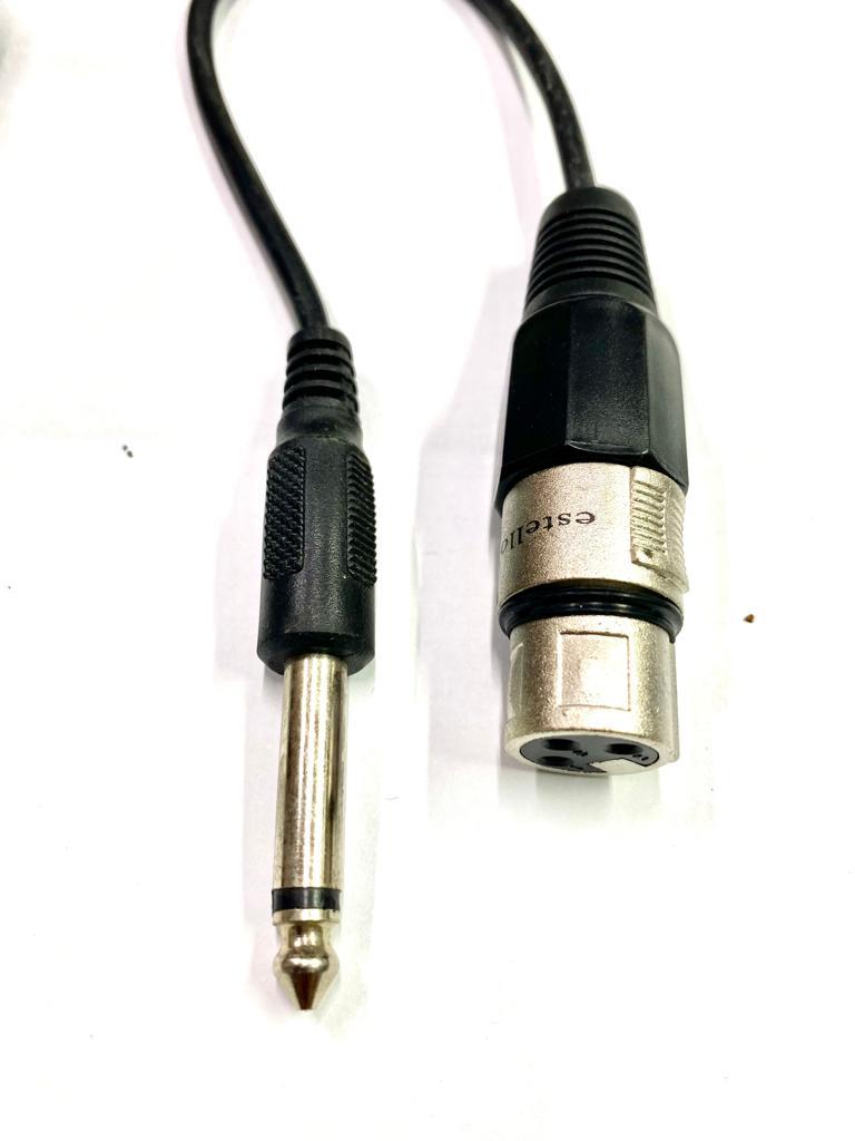 Xlr Dişi - 6.3mm Mono Erkek Çevirici Kablo