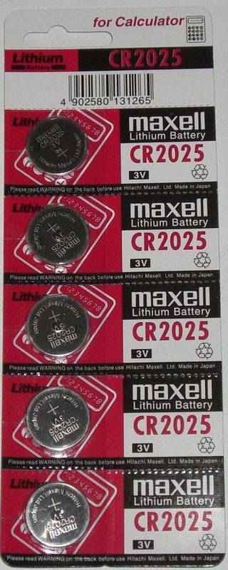 CR2025 Hafıza Pili 5 adet