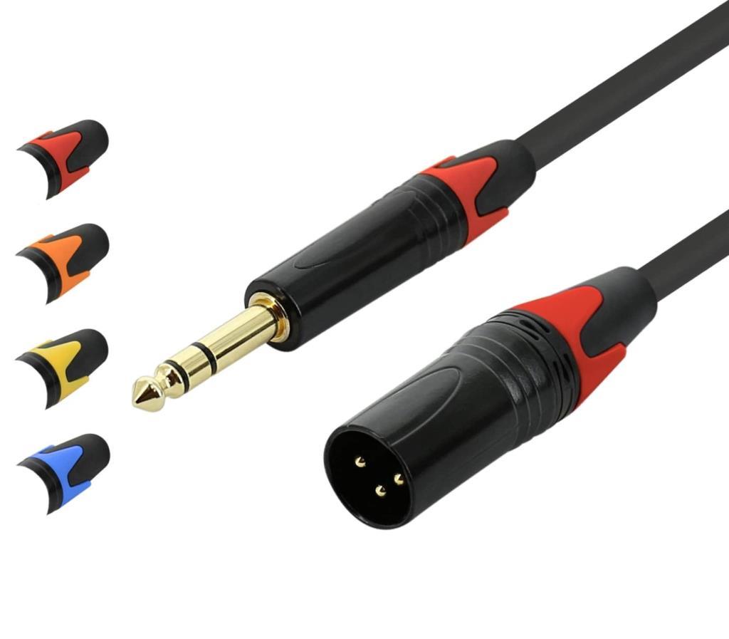 6.3 mm Erkek- Xlr Erkek  Stereo Trs Kablo 2 metre